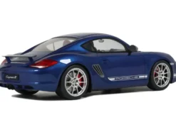 2012 Porsche Cayman R Aqua Blue Metallic 1/18 Model Car by GT Spirit