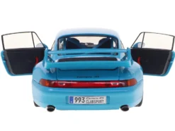 1997 Porsche 911 (993) Clubsport Riviera Blue 1/18 Diecast Model Car by Solido