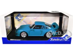 1997 Porsche 911 (993) Clubsport Riviera Blue 1/18 Diecast Model Car by Solido