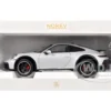 2023 Porsche 911 Dakar Ice Gray Metallic 1/18 Diecast Model Car by Norev