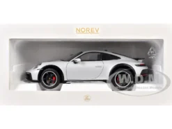 2023 Porsche 911 Dakar Ice Gray Metallic 1/18 Diecast Model Car by Norev