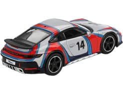 Porsche 911 Dakar #14 "Rally 1978" Ice Gray Metallic Limited Edition 1/64 Diecast Model Car by Mini GT