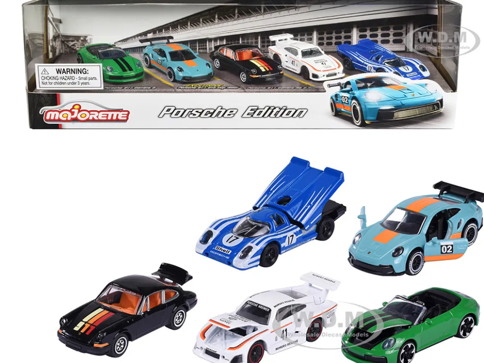 Porsche Edition 2023 5 piece Set 1/64 Diecast Model Cars Majorette 212053172