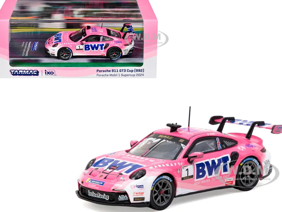 Porsche 911 GT3 Cup (992) #1 Harry King "Porsche Mobil 1 Supercup" (2024) "Hobby64" Series 1/64 Diecast Model by Tarmac Works