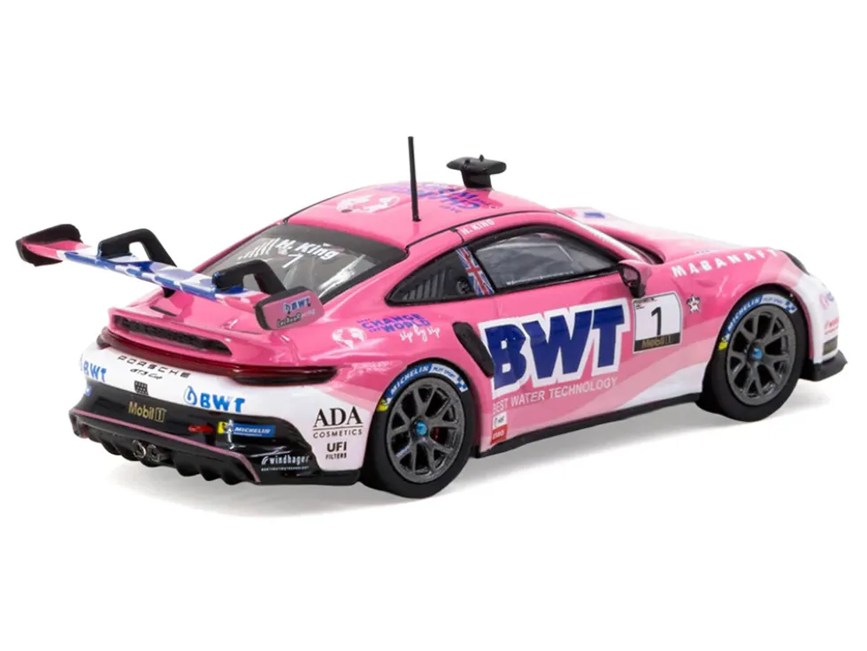 Porsche 911 GT3 Cup (992) #1 Harry King "Porsche Mobil 1 Supercup" (2024) "Hobby64" Series 1/64 Diecast Model by Tarmac Works