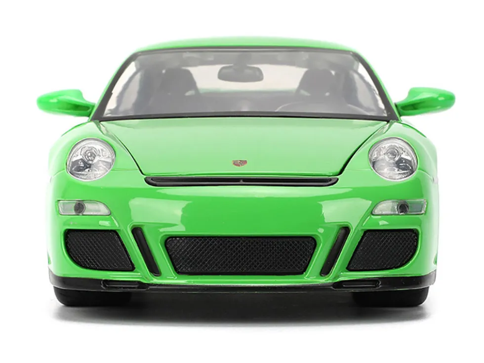 Porsche 911 GT3 (997) Green with Black Accents "Fast X" (2023) Movie "25 Years of Fast & Furious" Series 1/24 Diecast Model Car by Jada