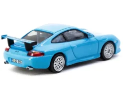 Porsche 911 GT3 (996) Light Blue "Global64" Series 1/64 Diecast Model by Tarmac Works