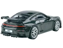 2025 Porsche 911 GT3 (992.2) Oak Green Metallic Neo with Carbon Stripe 1/64 Diecast Model Car by Paragon Models