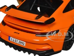 Porsche 911 GT3 Orange 1/24 Diecast Model Car Bburago 21104or