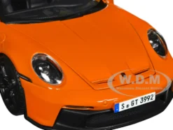 Porsche 911 GT3 Orange 1/24 Diecast Model Car Bburago 21104or