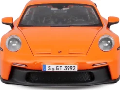 Porsche 911 GT3 Orange 1/24 Diecast Model Car Bburago 21104or