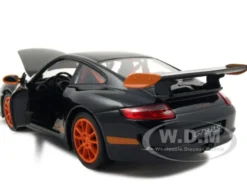 Porsche 911 997 GT3 RS Black 1/24 1/27 Diecast Model Car Welly 22495