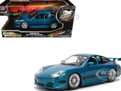 Porsche 911 GT3 RS (996) Blue Color Brush Finish