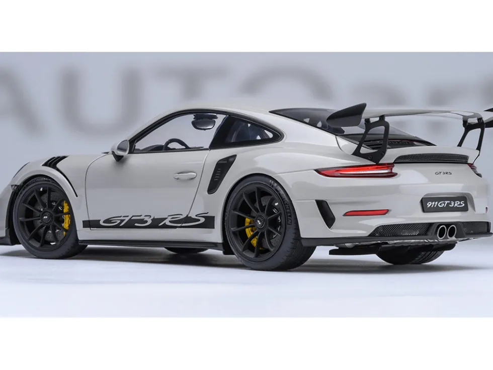 Porsche 911 (991.2) GT3 RS Crayon Gray 1/18 Model Car by Autoart