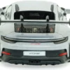 2023 Porsche 911 (992) GT3 RS Ice Gray Metallic with Pyro Red Stripes 1/43 Diecast Model Car by Solido