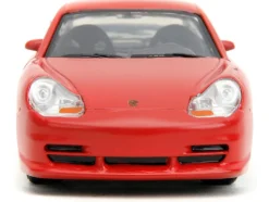 Porsche 911 GT3 RS Matt Orange and Silver Metallic Pink Slips Series 1/32 Diecast Model Car Jada 34663