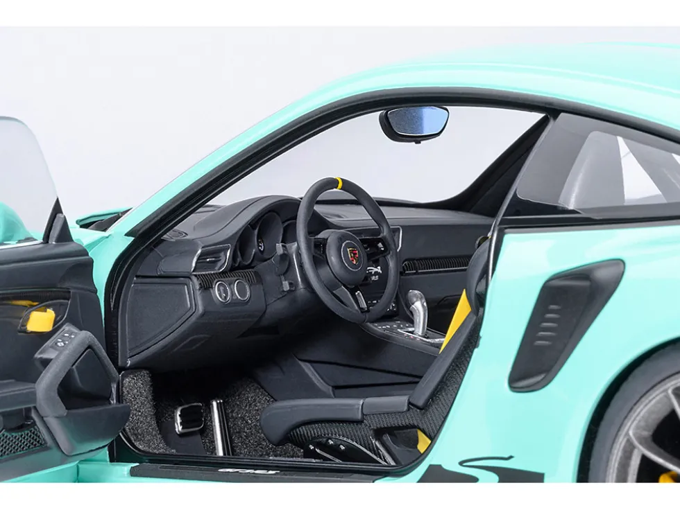 Porsche 911 (991.2) GT3 RS Mint Green 1/18 Model Car by Autoart