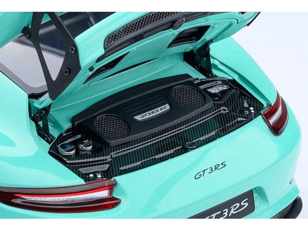 Porsche 911 (991.2) GT3 RS Mint Green 1/18 Model Car by Autoart