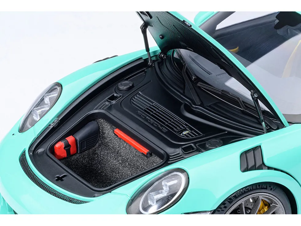 Porsche 911 (991.2) GT3 RS Mint Green 1/18 Model Car by Autoart