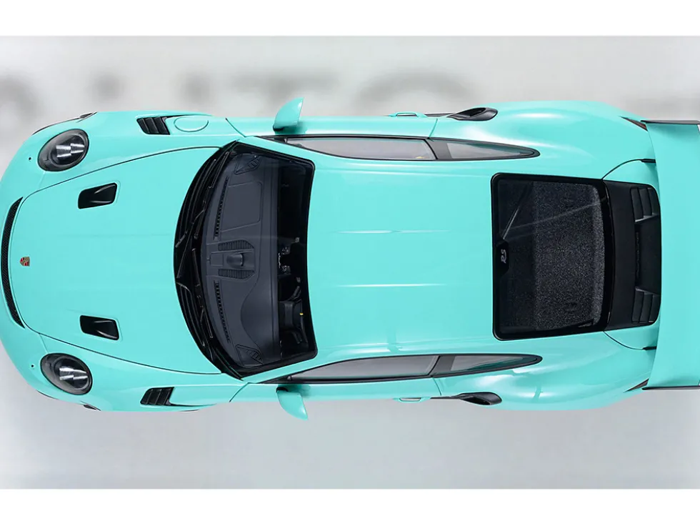 Porsche 911 (991.2) GT3 RS Mint Green 1/18 Model Car by Autoart