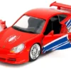 Porsche 911 GT3 RS (996) Red with Graphics "Marvel's Spider-Man" 1/32 Diecast Model Car by Jada