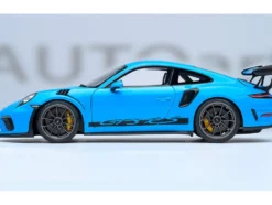 Porsche 911 (991.2) GT3 RS Riviera Blue 1/18 Model Car by Autoart