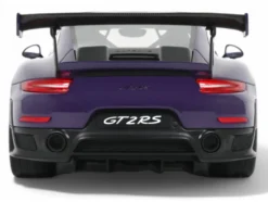 2021 Porsche 911 (991.2) GT2 RS Ultraviolet Metallic with Carbon Stripes 1/18 Model Car by GT Spirit