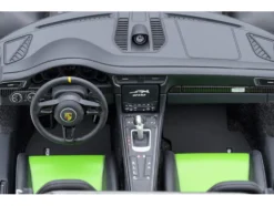 Porsche 911 (991.2) GT3 RS Weissach Lizard Green with Carbon Hood and Top 1/18 Model Car by Autoart
