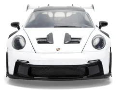 Porsche 911 GT3 RS (992) #12 White with Blue Stripes and Carbon Top