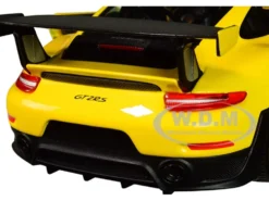 Porsche 911 GT2 RS Yellow Carbon Hood 1/24 Diecast Model Car Maisto 31523