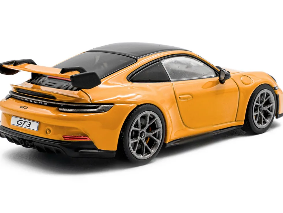 2023 Porsche 911 (992) GT3 Signal Yellow with Black Top 1/43 Diecast Model Car by Solido