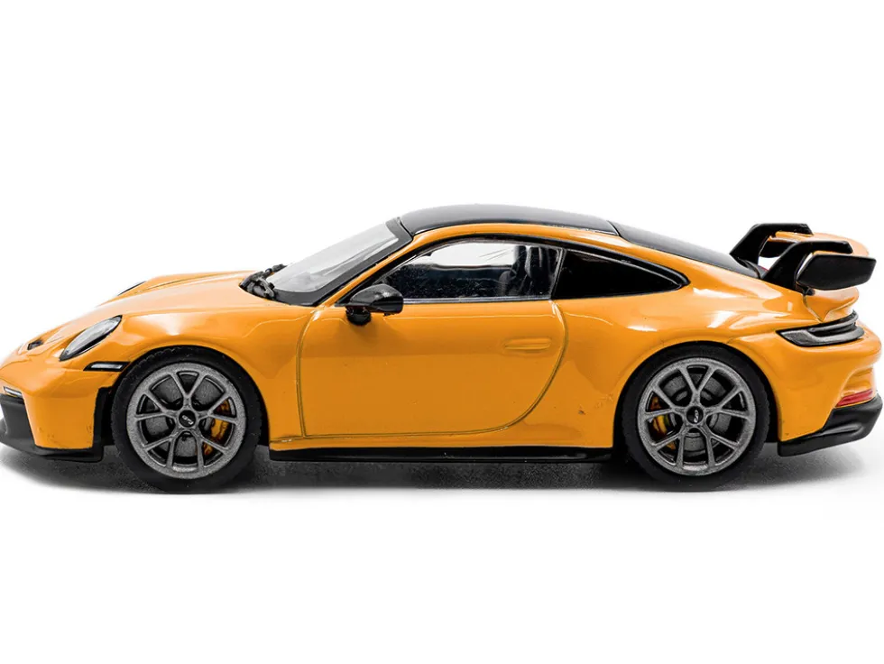 2023 Porsche 911 (992) GT3 Signal Yellow with Black Top 1/43 Diecast Model Car by Solido