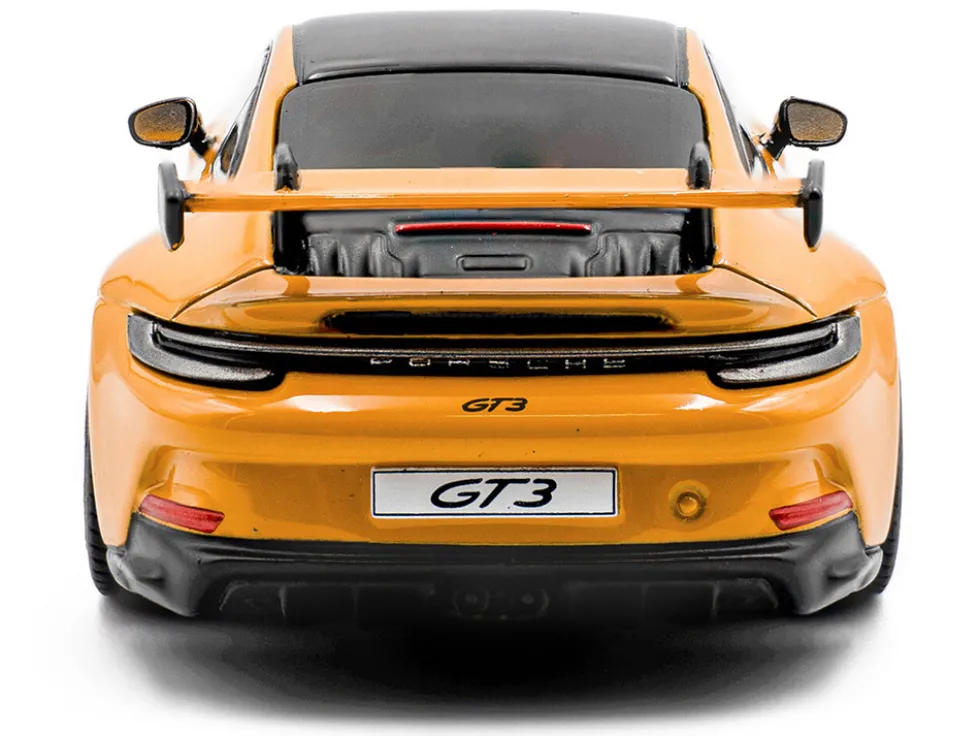 2023 Porsche 911 (992) GT3 Signal Yellow with Black Top 1/43 Diecast Model Car by Solido