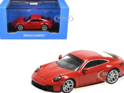 2025 Porsche 911 (992.2) GT3 Touring Red Limited Edition to 240 pieces Worldwide 1/64 Diecast Model Car by Minichamps