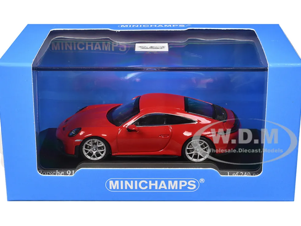 2025 Porsche 911 (992.2) GT3 Touring Red Limited Edition to 240 pieces Worldwide 1/64 Diecast Model Car by Minichamps