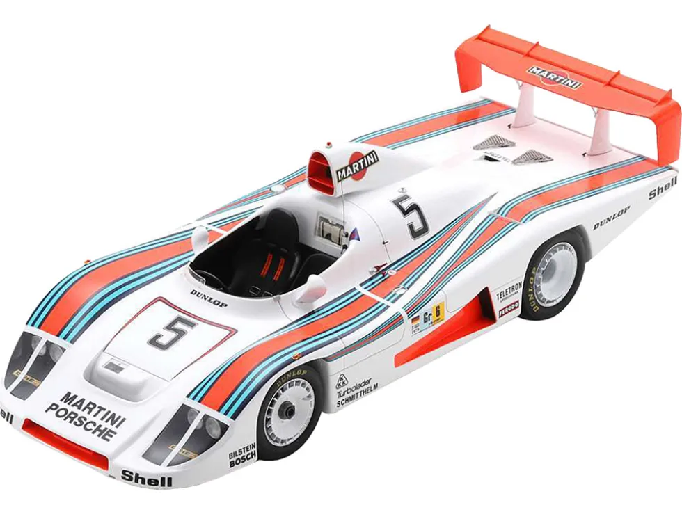 Porsche 936/78 #5 Jacky Ickx - Henri Pescarolo - Jochen Mass "Martini Racing Porsche System" "24 Hours of Le Mans" (1978) with Acrylic Display Case 1/18 Model Car by Spark