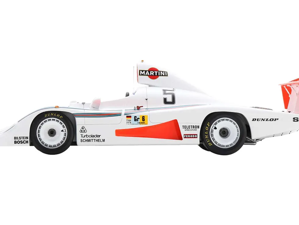 Porsche 936/78 #5 Jacky Ickx - Henri Pescarolo - Jochen Mass "Martini Racing Porsche System" "24 Hours of Le Mans" (1978) with Acrylic Display Case 1/18 Model Car by Spark