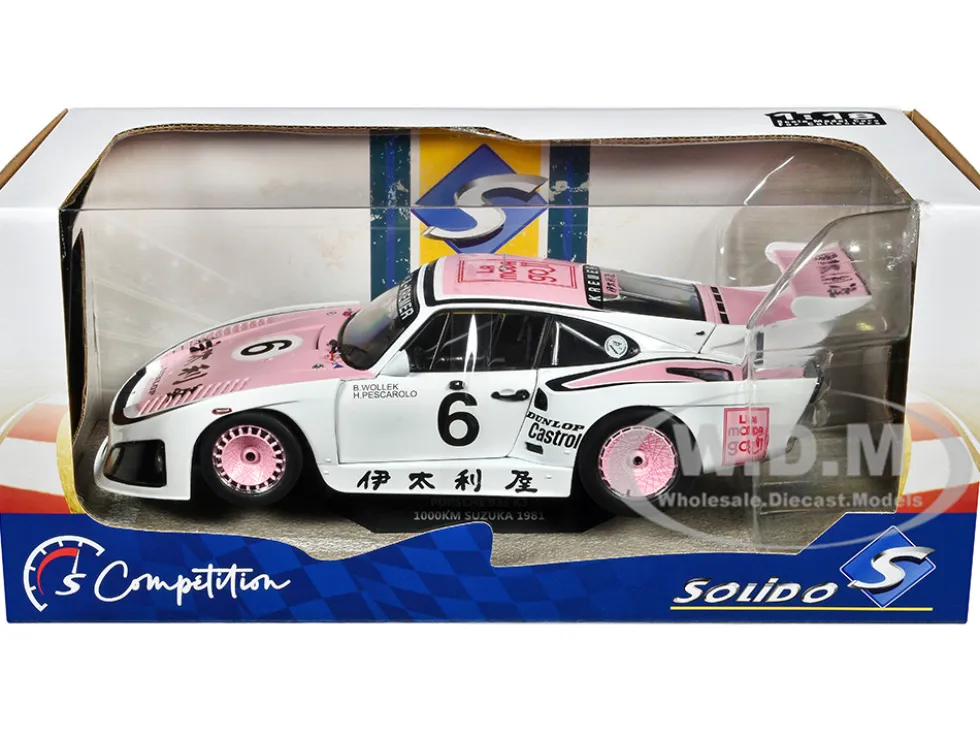Porsche 935 K3 #6 Bob Wollek Henri Pescarolo Winner Suzuka 1000KM 1981 Competition Series 1/18 Diecast Model Car Solido S1807204