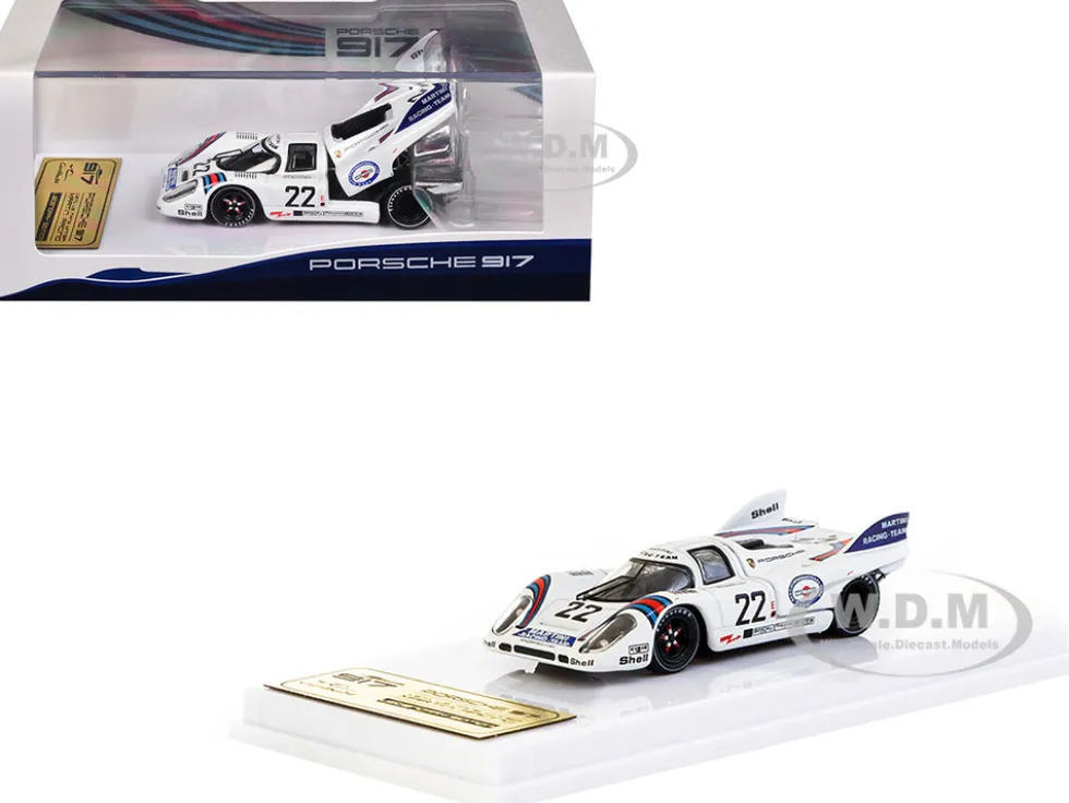 Porsche 917K #22 Gijs van Lennep - Helmut Marko "Martini Racing" Winner "24 Hours of Le Mans" (1971) "Curitiba64" Series 1/64 Diecast Model Car by Tarmac Works