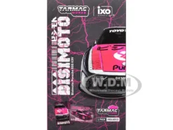 Porsche 935 K3V Bisimoto Gray Metallic with Pink Hood and Top with Tarmac Cards