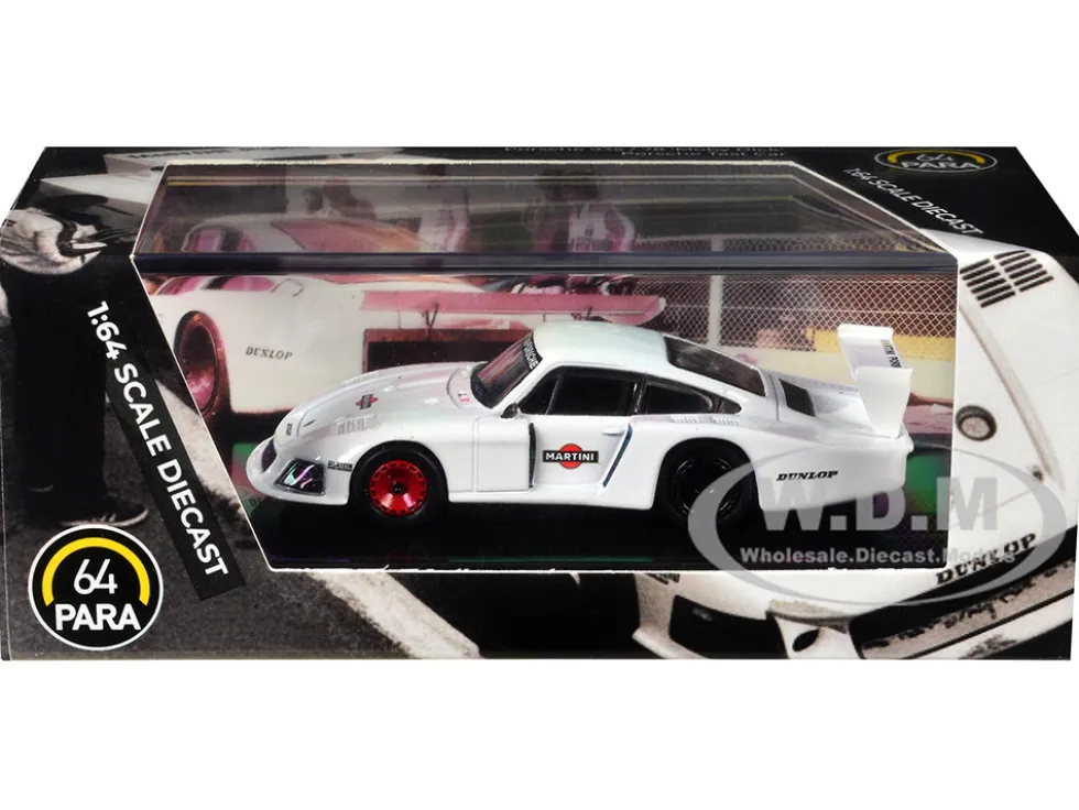 Porsche 935/78 Moby Dick "Martini Racing" White 1/64 Diecast Model Car by Paragon Models