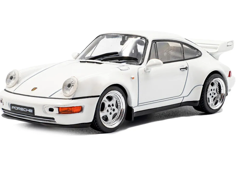 1994 Porsche 911 (964) RS 3.8 Grand Prix White 1/43 Diecast Model Car by Solido
