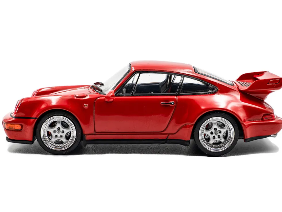 1994 Porsche 911 (964) RS 3.8 Guards Red 1/43 Diecast Model Car by Solido