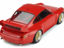1996 Porsche 911 993 3.8 RSR Guards Red Gold Wheels 1/18 Model Car GT Spirit GT366