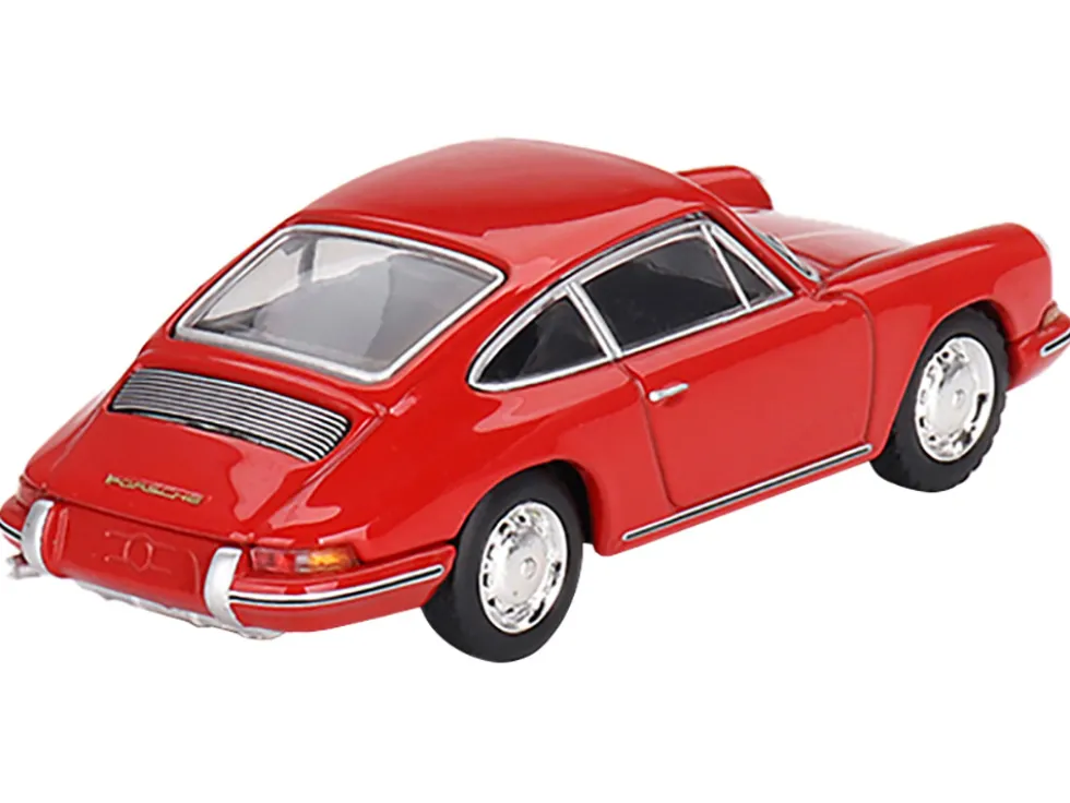 1963 Porsche 901 Signal Red Limited Edition to 4200 pieces Worldwide 1/64 Diecast Model Car by Mini GT