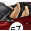 2019 Porsche 911 (991.2) Speedster #57 "Heritage Edition" Cherry Red Metallic 1/18 Model Car by GT Spirit