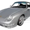 1996 Porsche 911 (993) 4S Polar Silver Metallic 1/18 Diecast Model Car by Solido