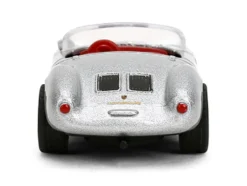 1955 Porsche 550 Spyder Silver Metallic with Red Interior