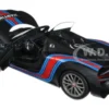 Porsche 918 Spyder Weissach Package Black/ Martini Livery #15 1/18 Model Car Autoart 77929
