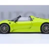 Porsche 918 Spyder "Weissach Package" Acid Green 1/18 Model Car by Autoart